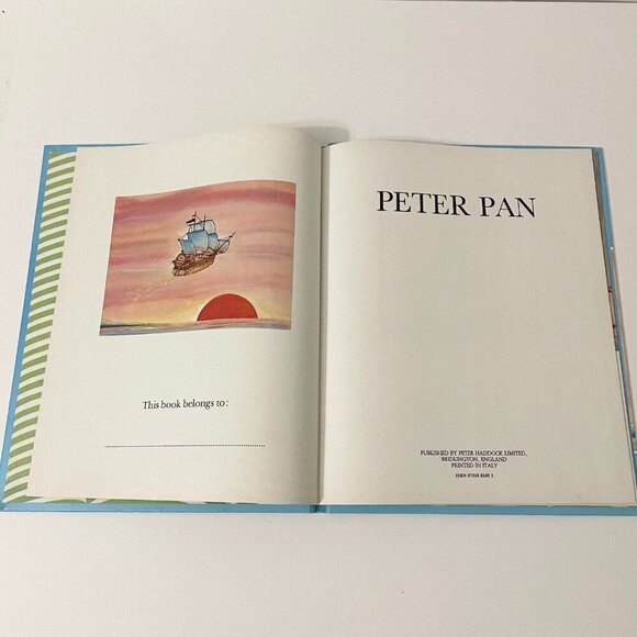 Vtg Peter Pan Well Loved Tales Peter Haddock Book - Picture 12 of 16